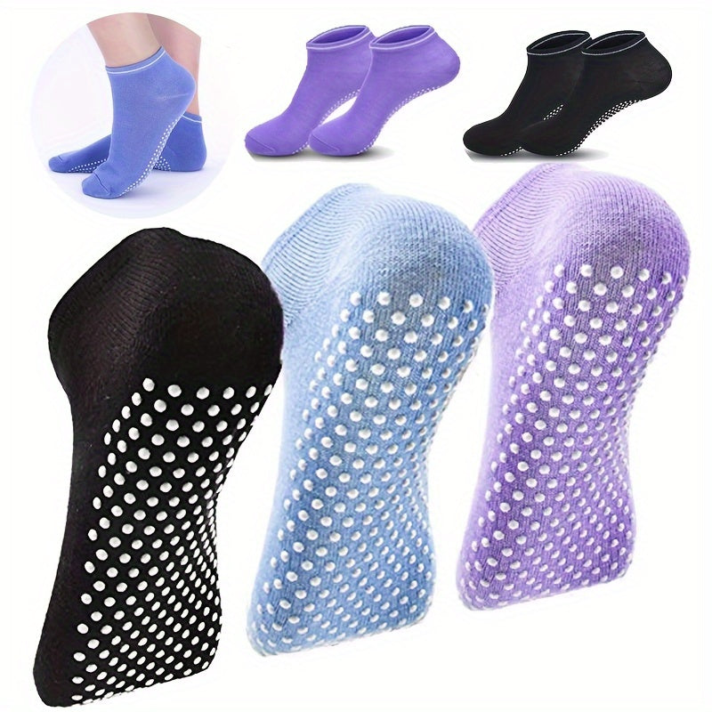 Women's Anti Slip Yoga Socks Breathable Elastic Perfect For Pilates