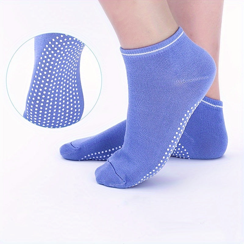 Women's Anti Slip Yoga Socks Breathable Elastic for Pilates Home & Outdoor