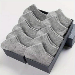 5 Pairs Ankle Socks Solid Cotton Sports Socks Low Cut