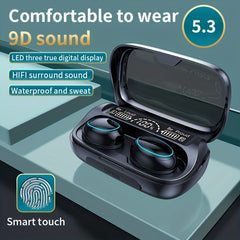 Mini In ear Headset Touch Control Noise Reduction Sports Headphone