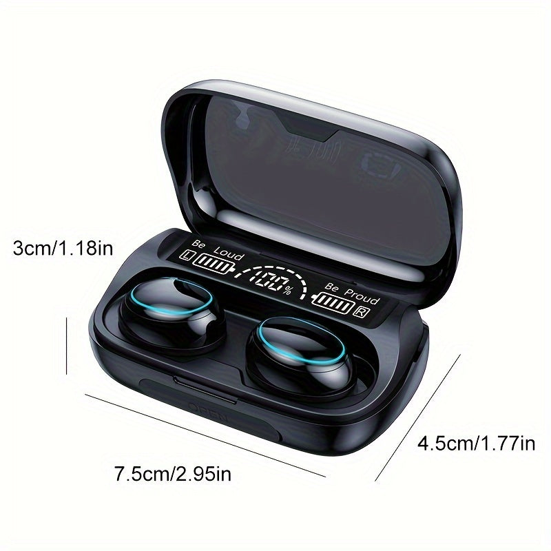 Mini In ear Headset Touch Control Noise Reduction Sports Headphone