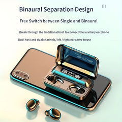 Wireless Hi Fi Stereo Earphones Sports Earbuds for iPhone & Android