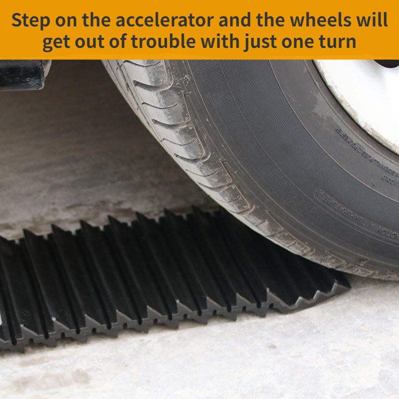 Universal Car Wheel Anti Skid Pad Emergency Tire Traction Mat Plate
