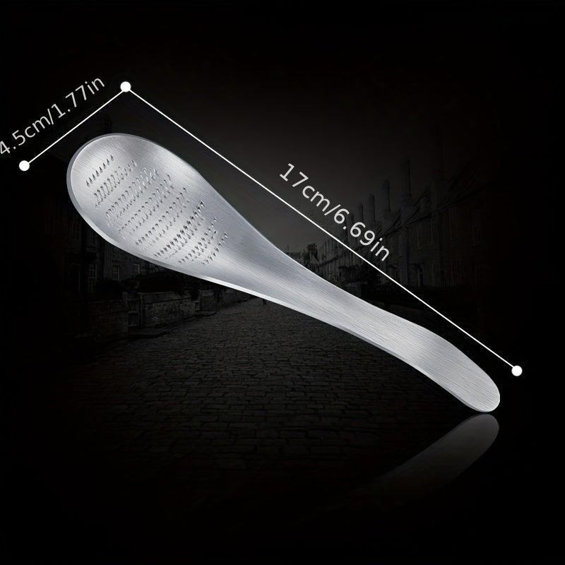 Stainless Steel Ginger Grinding Spoon Garlic Puree Tool