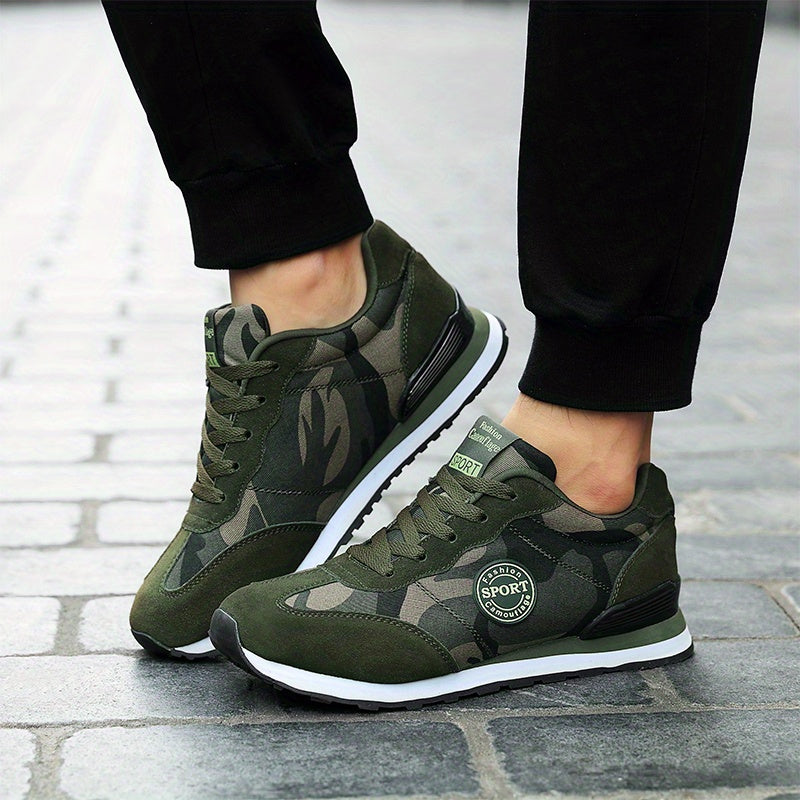 Camo Pattern Breathable Running Shoes Non-slip Sneakers Women's Footwear