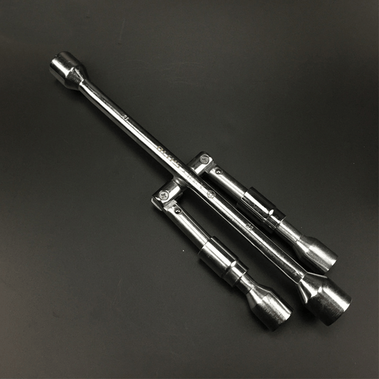 Heavy Duty Folding Lug Wrench for Cars and Trucks