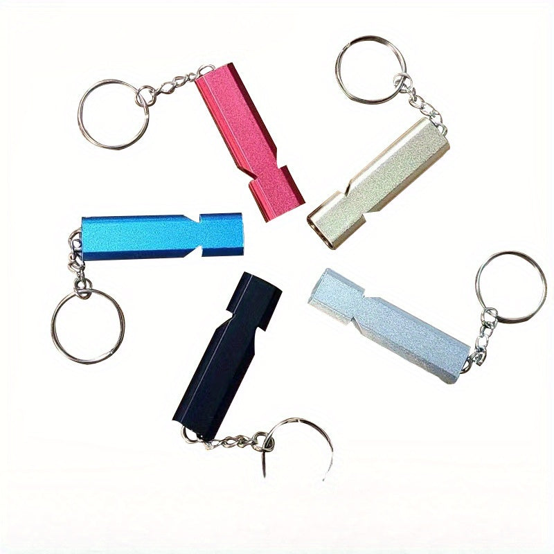 Outdoor Survival Dual Hole Whistle Dual Tube Resonance High