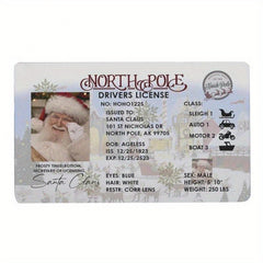 4pcs Santa Claus Virtual Sled Christmas Game Props