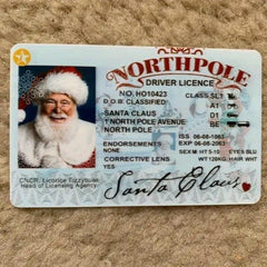 4pcs Santa Claus Virtual Sled Christmas Game Props