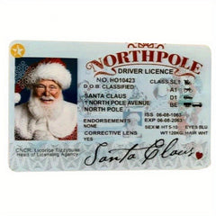 4pcs Santa Claus Virtual Sled Christmas Game Props