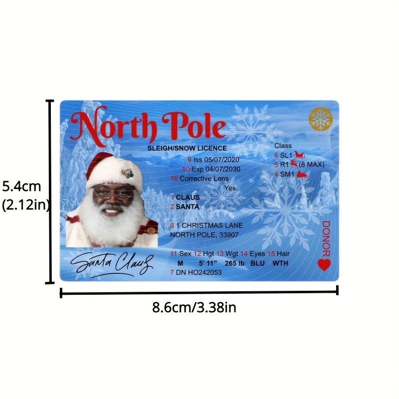 4pcs Santa Claus Virtual Sled Christmas Game Props