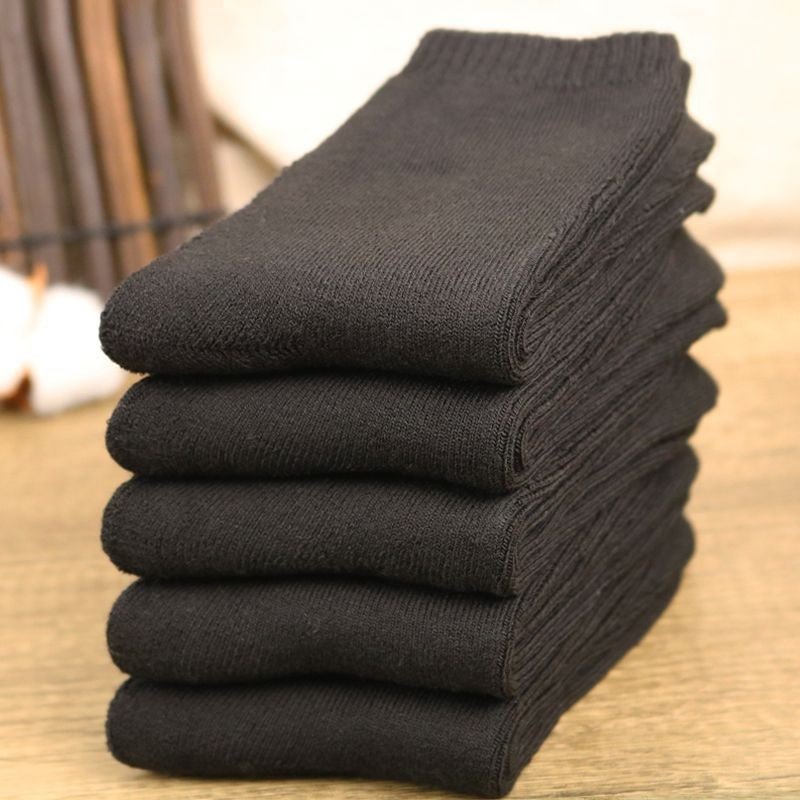 5 Pairs Men's Winter Thick Cotton Velvet Warm Socks
