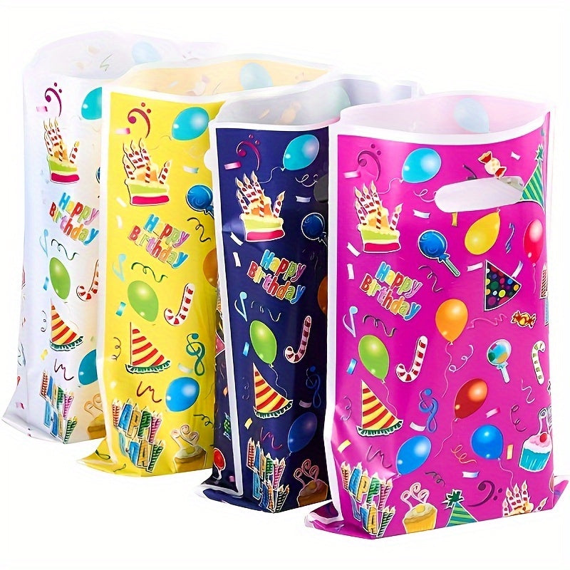 20pcs Colorful Gift Bags for Birthday Party Christmas Halloween Thanksgiving