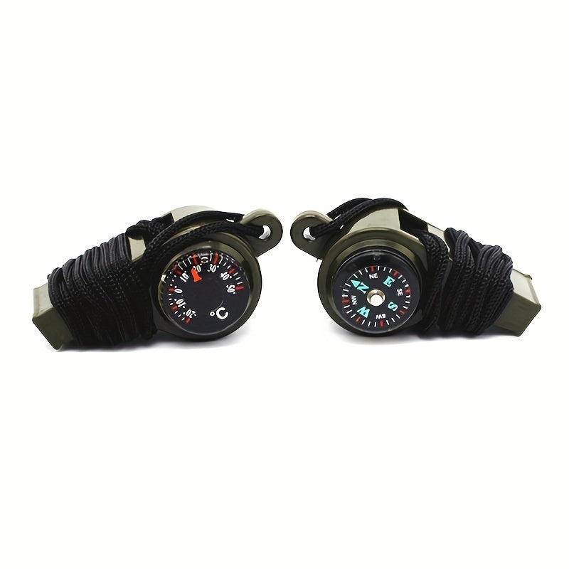 3-in-1 Whistle with Compass Survival Tool