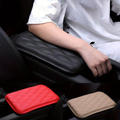 Universal Car Armrest Mat Faux Leather Dust-proof Cushion Cover Protector