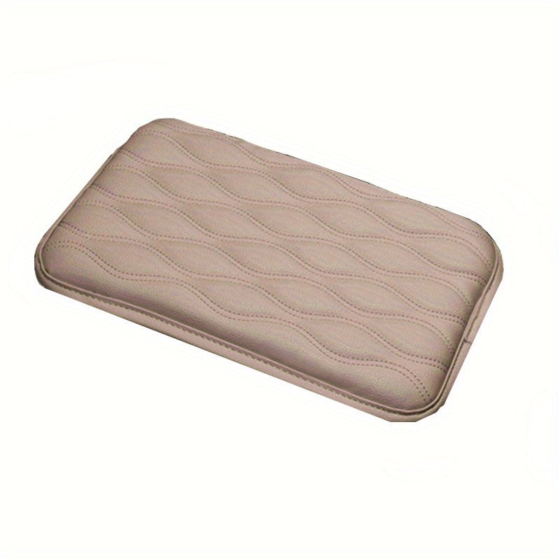 Universal Car Armrest Mat Faux Leather Dust-proof Cushion Cover Protector
