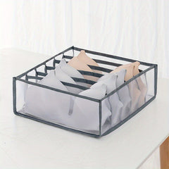 Mesh Drawer Organizer 6-11 Grids Storage Box for Closet