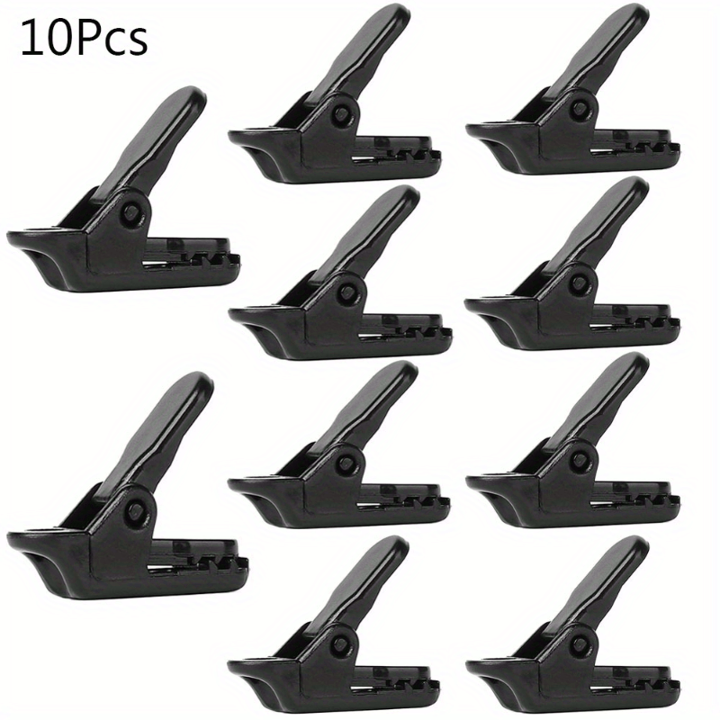 10pcs Awning Clamp Tarp Clips Snap Hangers Tent Camping Tighten Tool