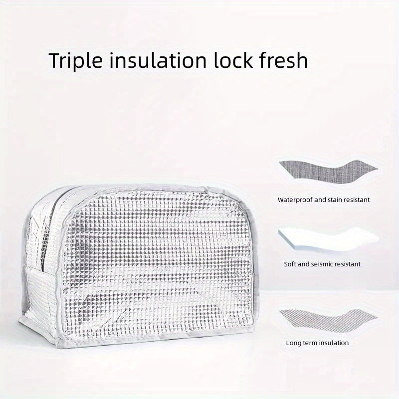 Insulated Lunch Box Bag Aluminum Foil Portable Storage Bag