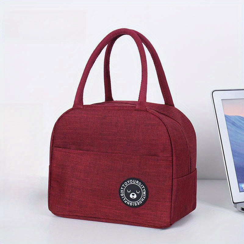 Insulated Lunch Box Bag Aluminum Foil Portable Storage Bag