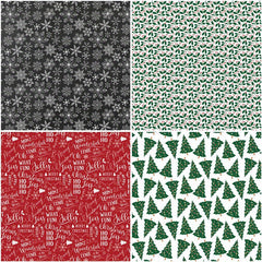 12pcs Large Size Christmas Bakery Paper Retro Journal - DIY Gift for Adults