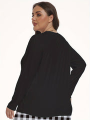  Funny Turkey Print Long Sleeve Lounge Top