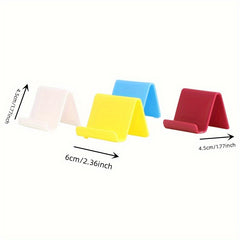 Portable Kitchen Gadget Phone Holder Candy Mini Fixed Shelf Organizer