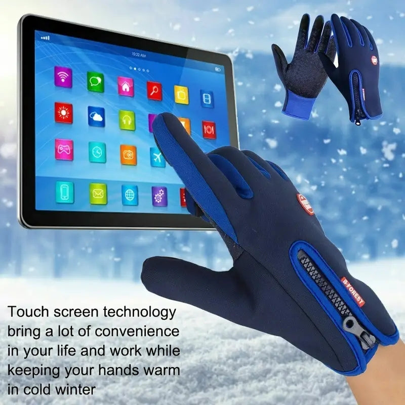Winter Warm Gloves For Outdoor Activities Waterproof Touch Screen