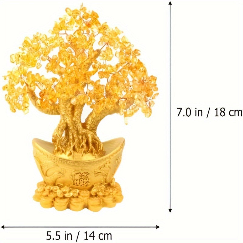 Rich Tree Ornament Opening Gift Office Ornament Lucky Gift