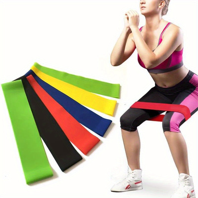 5pcs Yoga Tension Belt Elastic Resistance Bands for Squat Training