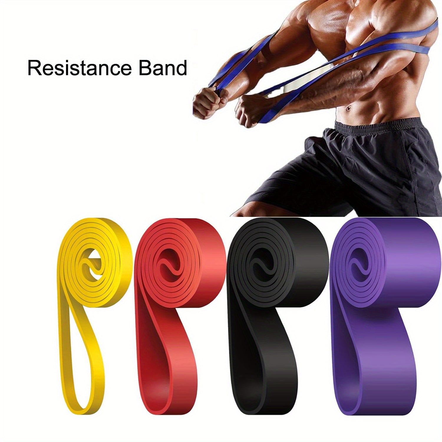 Yoga Resistance Band Stretching Rope Muscle Training Equipment