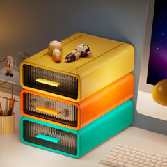 Drawer Type Desktop Storage Box Multifunctional Office Desk Storage Box