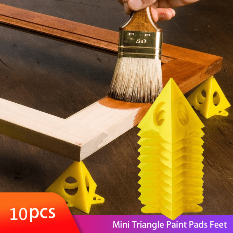 10pcs Painting Stands Mini Paint Stands Tool Triangle Paint Pads Feet