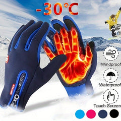 Warm Waterproof Touch Screen Gloves for Winter Sports