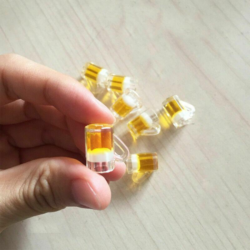 4pcs Dollhouse Toy Kitchen Beer Drinking Cups Mug Accessories Drink Model Toy