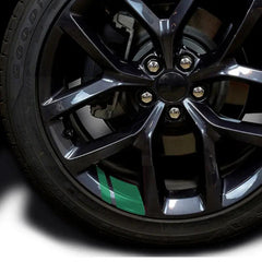 Reflective Car Wheel Rim Vinyl Stickers - Set of 4