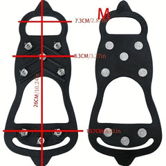 Outdoor Non-slip Crampons Snow Shoe Spikes For Hiking Mountaineering