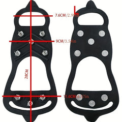 Outdoor Non-slip Crampons Snow Shoe Spikes For Hiking Mountaineering