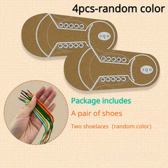 Montessori Wooden Shoe Lace Educational Toy