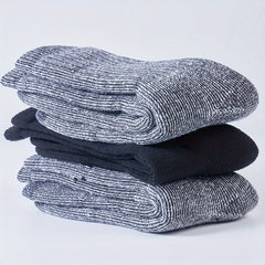 Men's Winter Wool Socks, Outdoor Sweat-Absorbing Sports Socks