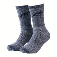 Men's Winter Wool Socks, Outdoor Sweat-Absorbing Sports Socks