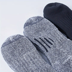 Men's Winter Wool Socks, Outdoor Sweat-Absorbing Sports Socks