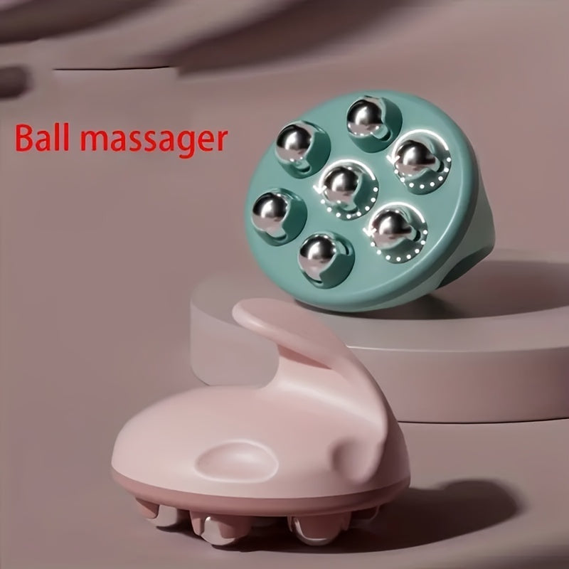 Portable Hand Held Massager Roller Ball for Muscle Relaxation