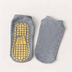 Women's Non Slip Yoga Grip Socks - Anti Skid Pilates Fitness Socks