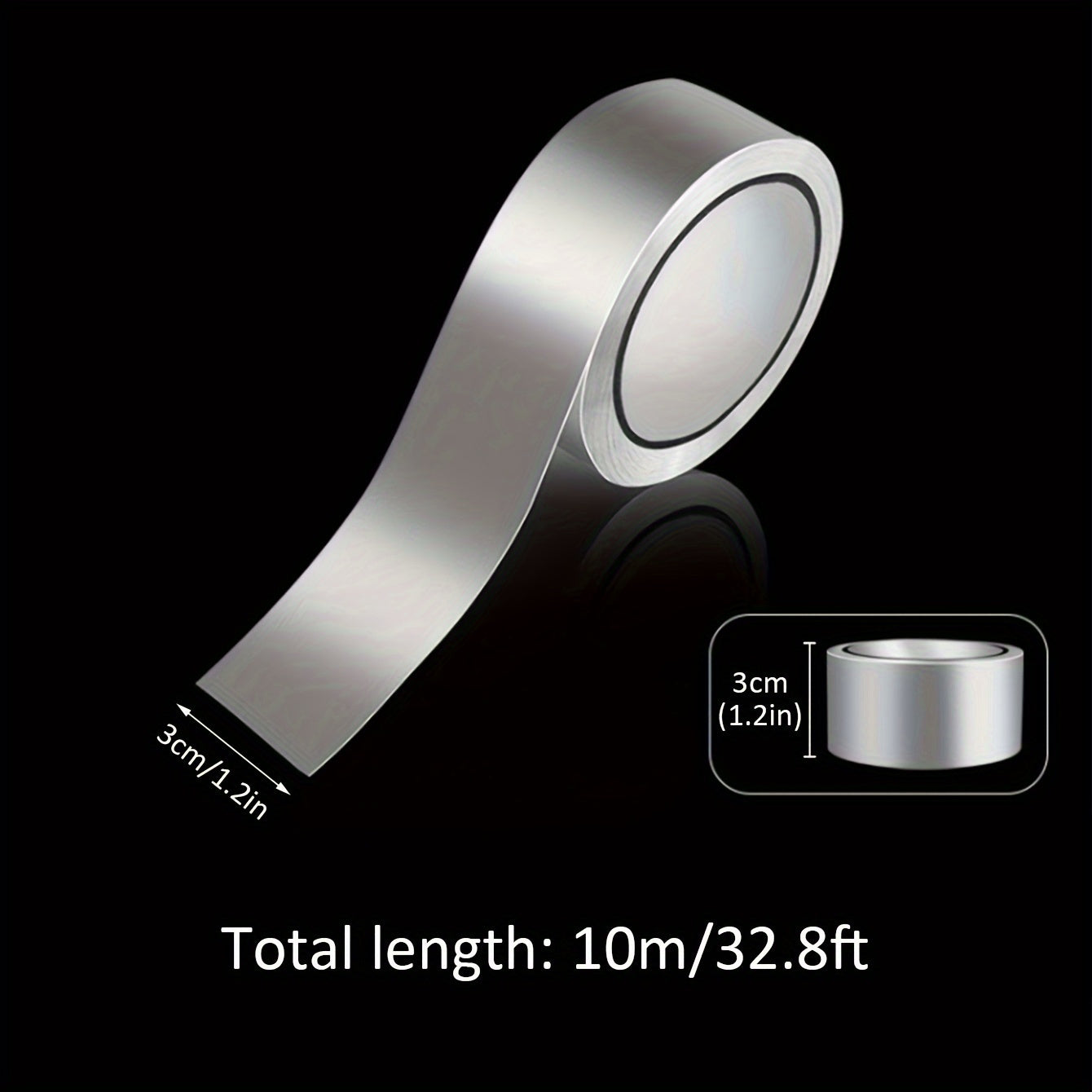 Kitchen Aluminum Foil Tape High Temperature Resistant Seam Sticker