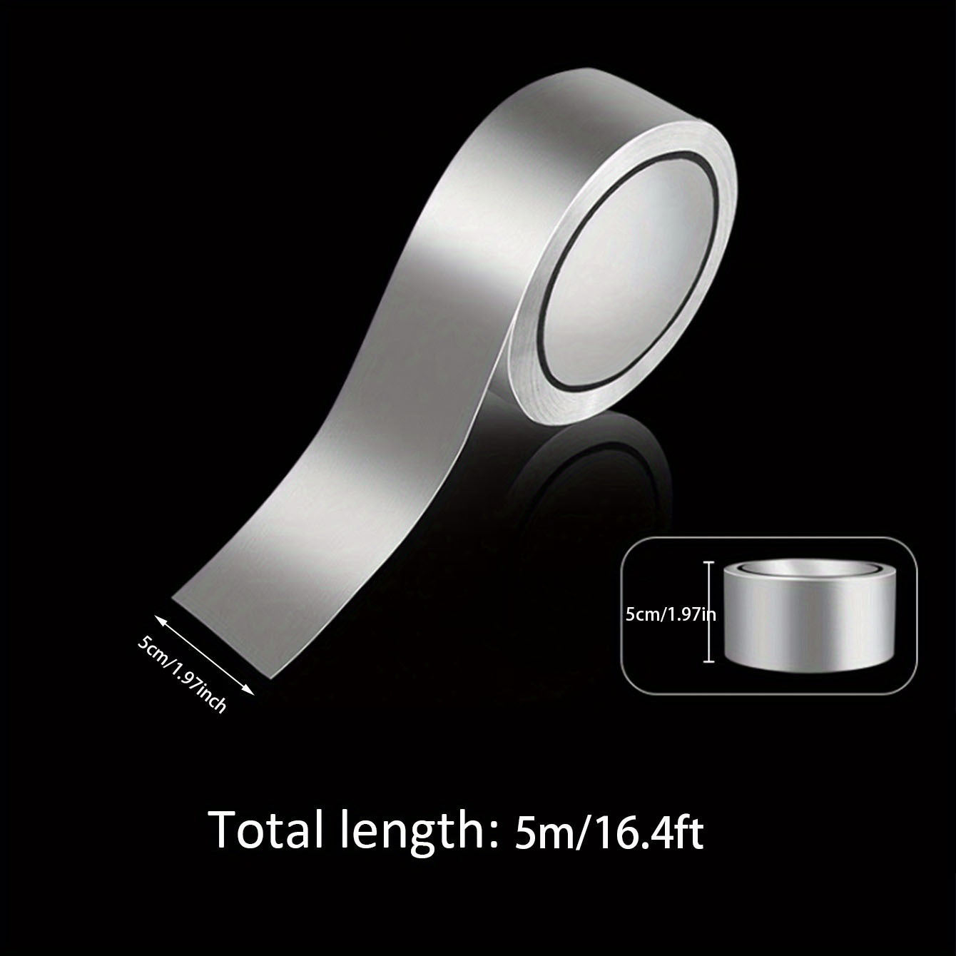 Kitchen Aluminum Foil Tape High Temperature Resistant Seam Sticker