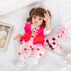 19" Silicone Reborn Doll Toy Princess Birthday Gift
