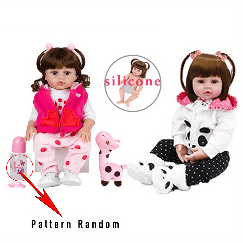 19" Silicone Reborn Doll Toy Princess Birthday Gift