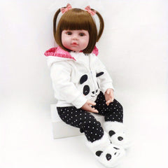 19" Silicone Reborn Doll Toy Princess Birthday Gift