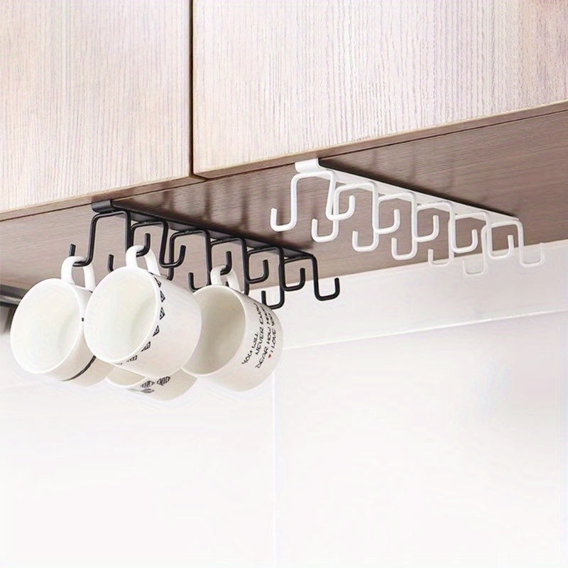 Office Partition Coffee Cup Holder and Hook Rack Storage Rack